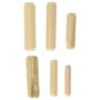 BGS Diy 88162 | Assortiment de chevilles bois | Ø 5-10 mm | 53 pièces
