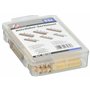 BGS Diy 88162 | Assortiment de chevilles bois | Ø 5-10 mm | 53 pièces