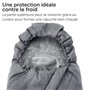 Zamboo Chanceliere Cosy Universelle 3M - Nid d'Ange Bebe pour Siege Auto avec Harnais 3 ou 5 Points (PRO), Rembourrage Thinsulat