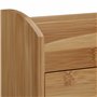 Relaxdays Distributeur de bureau 4 compartiments 1 tiroir porte-crayons bloc-notes organiseur fournitures HxlxP: 11 x 27, 5 x 15