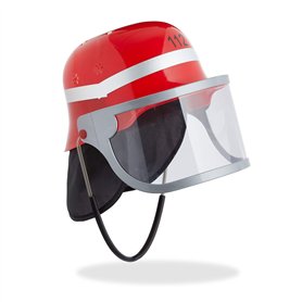 Relaxdays 10029922 Casque de Pompier pour Enfant
