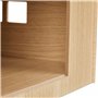 Relaxdays Niche intérieure, abri à Construire soi-même, pour Petits Chiens ou Chats, cabane en MDF, Nature