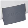 Relaxdays Distributeur de Savon Mural, Lot de 2, Porte-Savon Liquide avec Pompe, HLP : env. 19x8x8 cm, Blanc/Gris