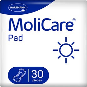 MoliCare® Pad Day Lot de 30 serviettes hygiéniques pour fuites urinaires légères pendant la journée pour hommes et femmes | Form