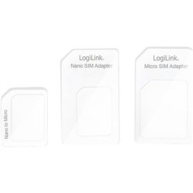 LogiLink AA0047 Adaptateur Sim Card Blanc
