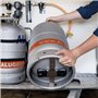 Truma Plaque de Tension pour LevelControl • pour Bouteilles de gaz en Aluminium • Support pour jauge de Niveau de gaz