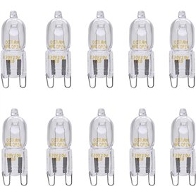 Osram Halopin 66733 AC35305 Lot de 10 Ampoules Lampes Halogènes G9 à intensité variable Blanc chaud 33 W 230 V 460 lm