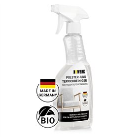 N8WERK Nettoyant pour tissus d'ameublement et tapis - Pour nettoyage en profondeur des fibres - Fabriqué en Allemagne - Pour tap