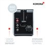 Korona 21250 Grille-pain double fente avec poches grillées | fentes extra larges pour rôtir américain | 4 sacs à pain réutilisab