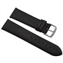 myledershop 22mm Cuir de veau bracelet de montre Made in Germany en noir avec boucle en argent MJ-Design-Germany incl instructio
