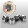 Mitavo Lot de 4 Porte Torchons à Vaisselle, Porte-Serviettes Autocollant sans Perçage, Accroche Serviette Cuisine, Salle de Bain