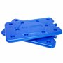 ToCi Lot de 8 blocs réfrigérants plats de 400 ml chacun, pour sac isotherme et glacière, blocs réfrigérants fins, sans BPA et ad