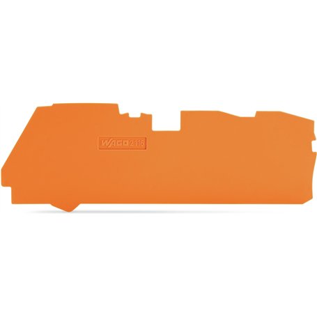 WAGO 2116-1392 - Lot de 100 plaques intermédiaires de finition