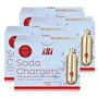 iSi Soda Chargers Lot de 4 capsules de soda pour eau pétillante 84 g