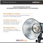 Walimex pro Réflecteur Standard II – Faisceau Lumineux Uniforme pour éclairage Professionnel – Compatible avec connecteur Walime