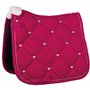 HKM Sweet Valentine Tapis de Selle Rose/Argent Taille unique