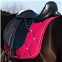 HKM Sweet Valentine Tapis de Selle Rose/Argent Taille unique