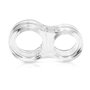 Navaris Lot 8 pièces Butoir poignée de Porte en PVC - Set stoppeur Porte Mural Transparent - Caoutchouc Protection Murale poigné