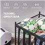 eluno Chariot de rangement mobile empilable pour ballons de football, volley-ball, basketball, handball, etc. avec 5 sangles d'u