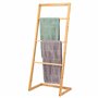 bremermann Porte-serviettes 4 barres porte-serviettes en bambou