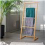 bremermann Porte-serviettes 4 barres porte-serviettes en bambou