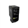 Lexmark 74C2SYE Cartouche de Toner 1 pièce(s) Original Jaune