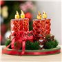Ideen mit Herz Lot de 55 branches de sapin artificielles - Vert - 6,5 cm de long - Décoration de couronne de l'Avent - Vert sapi