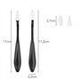 Ideen mit Herz Lot de 22 spatules avec applicateur en éponge - Outils DIY - Pour effets d'essuyage et ombrage - Pointus et ovale
