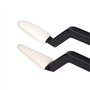 Ideen mit Herz Lot de 22 spatules avec applicateur en éponge - Outils DIY - Pour effets d'essuyage et ombrage - Pointus et ovale