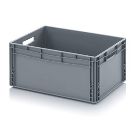 Auer Packaging Bac de rangement empilable 60 x 40 x 27 euros 60 x 40 x 27 cm Gris