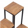 [en.casa] Étagère à Plantes Présentoir Support pour Pots de Fleurs Élégant Pratique Décoratif 4 Niveaux Salon Plantes Herbes Mét