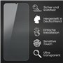 Bruni Protecteur d'écran compatible avec Realme C21 Film Protecteur, cristal clair Écran protecteur (2X)