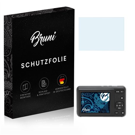 Bruni Protecteur d'écran compatible avec Kodak PixPro FZ55 Film Protecteur