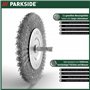 Parkside Brosse à joints en métal avec poils métalliques | Brosse de rechange en métal pour enlever les lichens et la mousse | p
