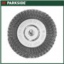 Parkside Brosse à joints en métal avec poils métalliques | Brosse de rechange en métal pour enlever les lichens et la mousse | p