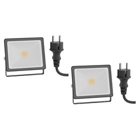 ledscom.de 2 pièces Projecteur de jardin LED FLIN pour l'extérieur