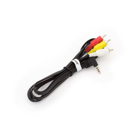 vhbw Adaptateur audio video AV câble en composite compatible avec Sony DCR-TRV12E