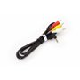 vhbw Adaptateur audio video AV câble en composite compatible avec Sony DCR-TRV12E