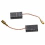 vhbw 2x Balais de charbon pour moteur 15