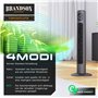 Brandson Premium Ventilateur Colonne ECO avec moteur DC 35 Watt – extrêmement silencieux – commande par appli – commande vocale 