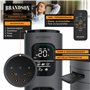 Brandson Premium Ventilateur Colonne ECO avec moteur DC 35 Watt – extrêmement silencieux – commande par appli – commande vocale 