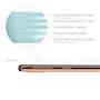 kwmobile Film Protection écran téléphone Compatible avec Samsung Galaxy A40 Film écran - Set 3X Film Transparent en Plastique