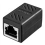 HB-DIGITAL Lot de 2 connecteurs de câble RJ45 CAT6A - Connecteur LAN - Câble réseau Ethernet - Câble patch - 2 prises RJ45 - Bli