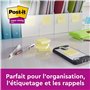 Post-it Z-Notes Autocollantes Super Sticky, Pack de 12 Blocs, 90 Feuilles par Bloc, 76 mm x 76 mm, Jaune Pastel - Feuillets Supe
