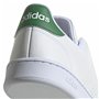Chaussures de Running pour Adultes Adidas Advantage Blanc