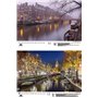 Soul magic Travel Magic Amsterdam Calendrier DIN A3 pour 2025 Canaux Tulipes Coffret cadeau Contenu : 1x calendrier, 1x carte de