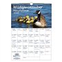 Wildgansezauber Planificateur format A3 pour oies sauvages 2025 - Coffret cadeau - 1 calendrier - 1 pendentif de Noël - 1 penden