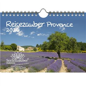 Reisezauber Provence Calendrier A5 pour vacances 2026 Méditerranée France Seelenzauber