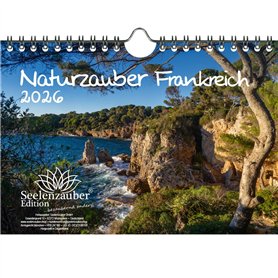 Naturzauber Calendrier 2026 format A5 pour vacances paysage nature – Contenu : 1 calendrier