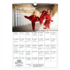 Fotozauber Calendrier A3 pour moments spéciaux Asie 2026